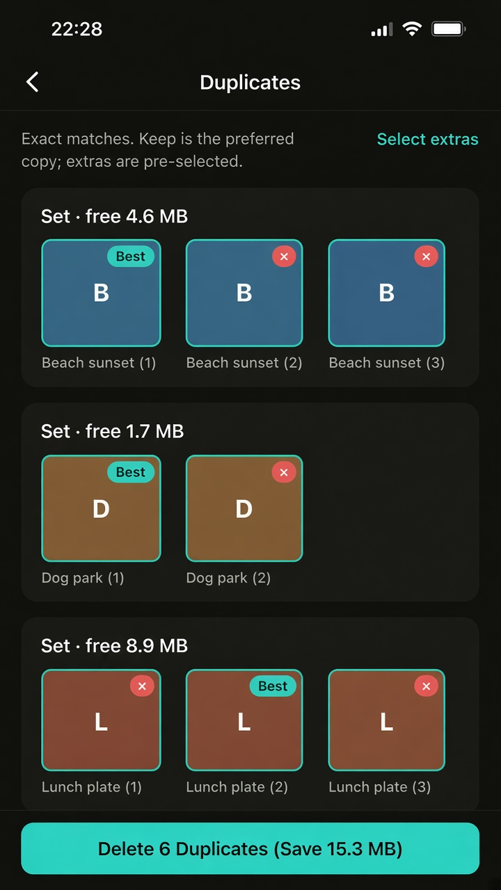 Roomy Duplicates