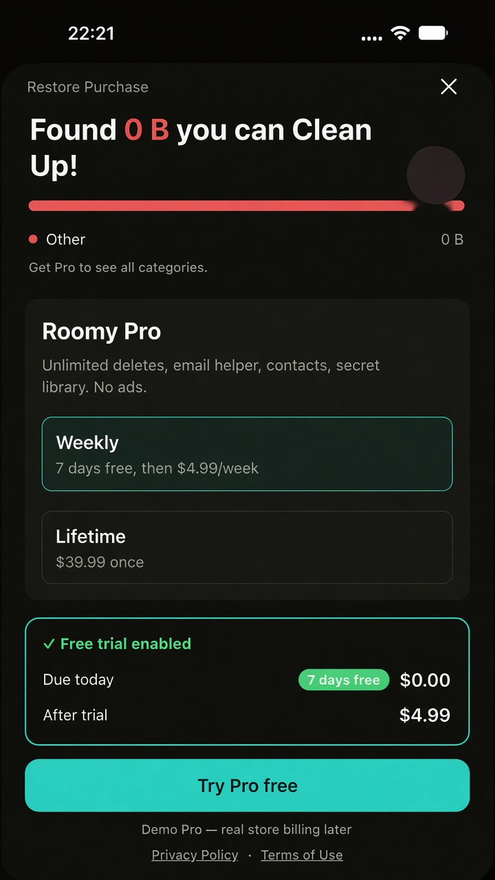 Roomy Pro